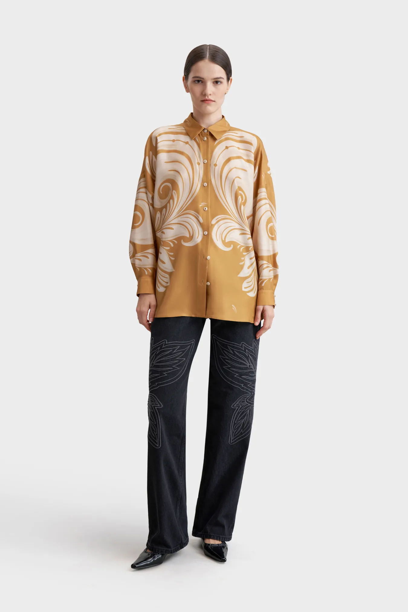 Шелковая блузка