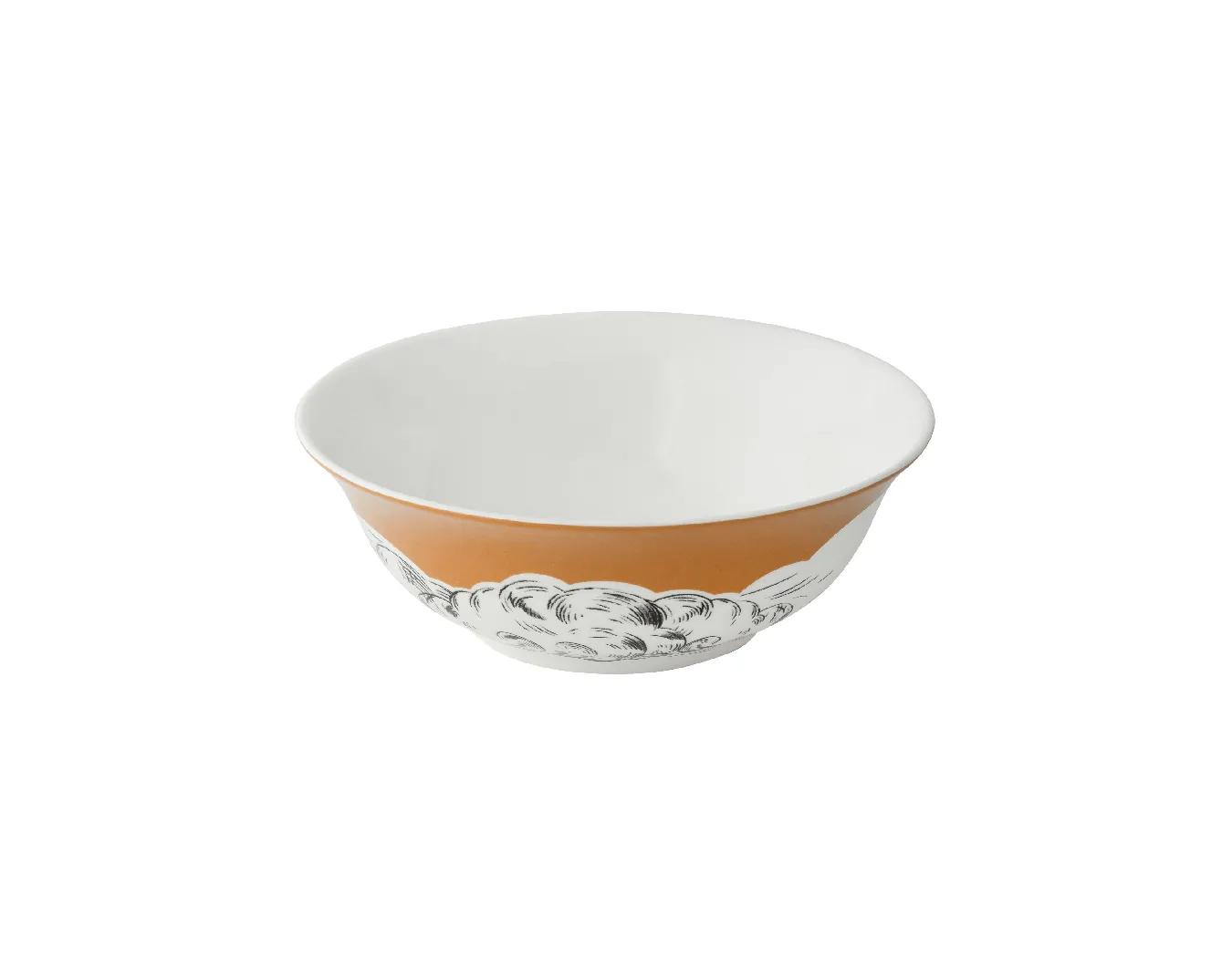 Салатник «Облака»,  коллекция «Перья на золоте»