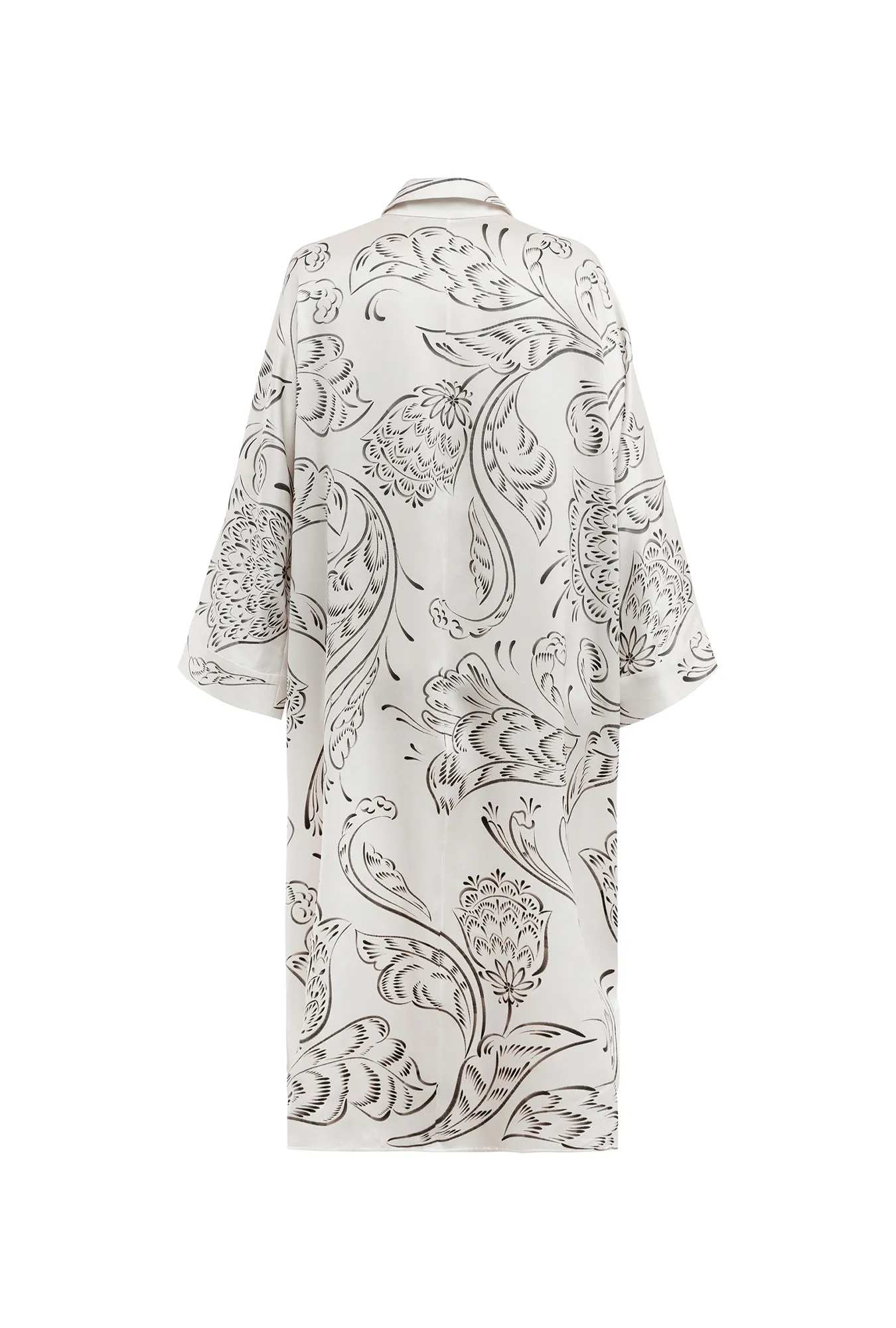 Платье-рубашка из премиального шелка