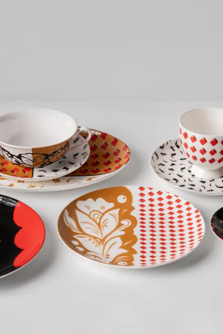 Тарелка пирожковая, коллекция «Орнаментальные блоки»