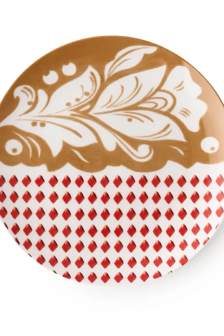 Тарелка пирожковая, коллекция «Орнаментальные блоки»