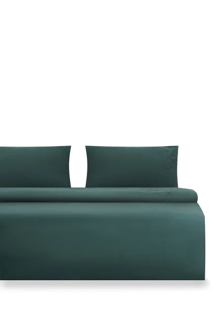 Комплект постельного белья с вышивкой «Лен Кудрина‎»‎