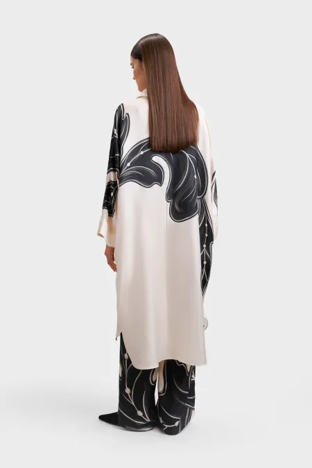 Платье-рубашка из премиального шелка