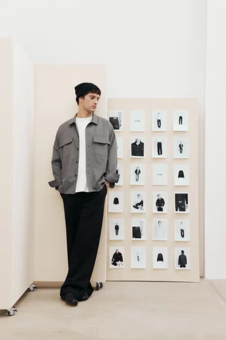 Мужские брюки из хлопка