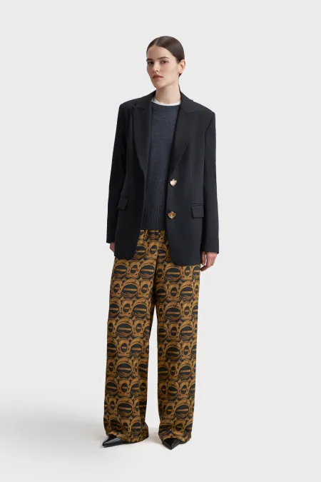 Удлиненный джемпер из шерсти и кашемира