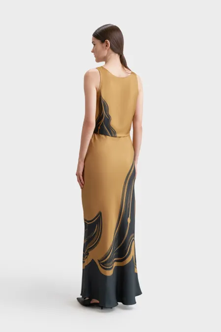 Юбка-миди из премиального шелка