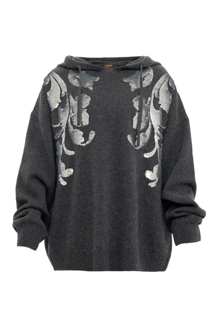 Кашемировый джемпер с вышивкой