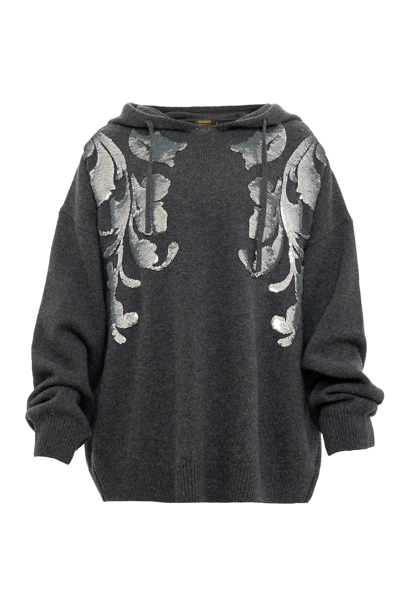 Кашемировый джемпер с вышивкой