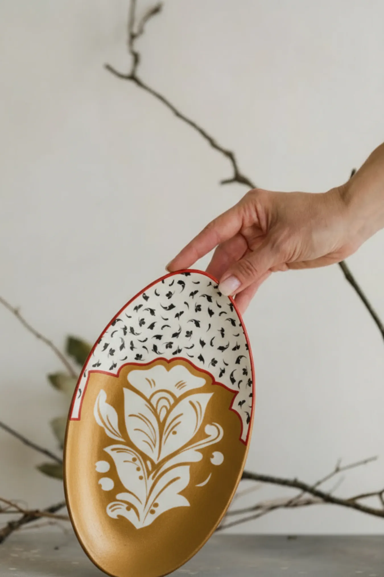 Блюдо овальное, коллекция «Орнаментальные блоки»