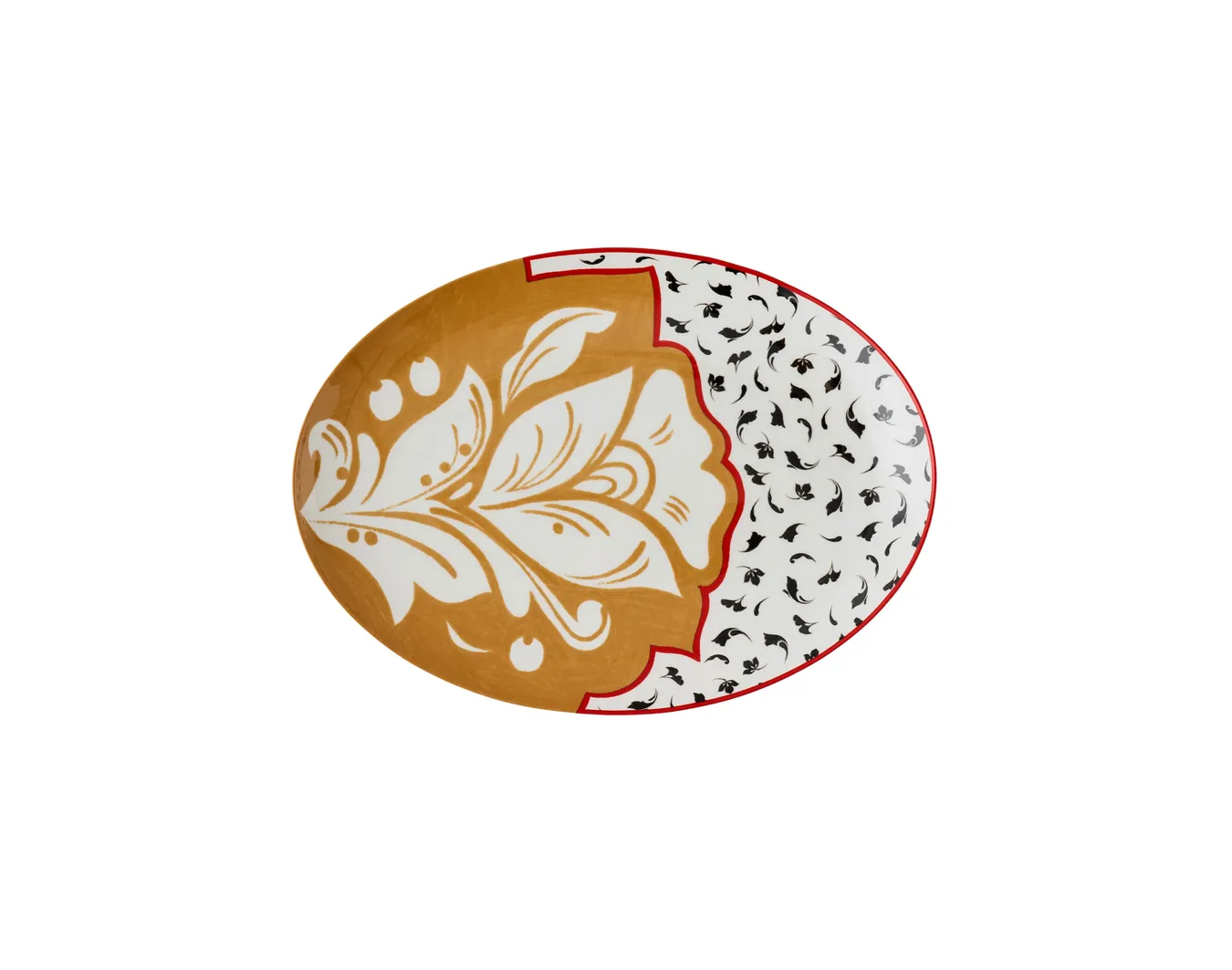 Блюдо овальное, коллекция «Орнаментальные блоки»