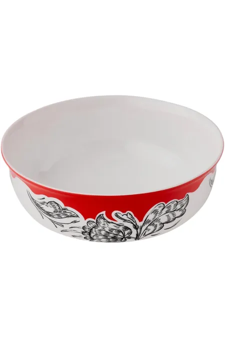 Пиала «Цветы», коллекция «Перья на красном»