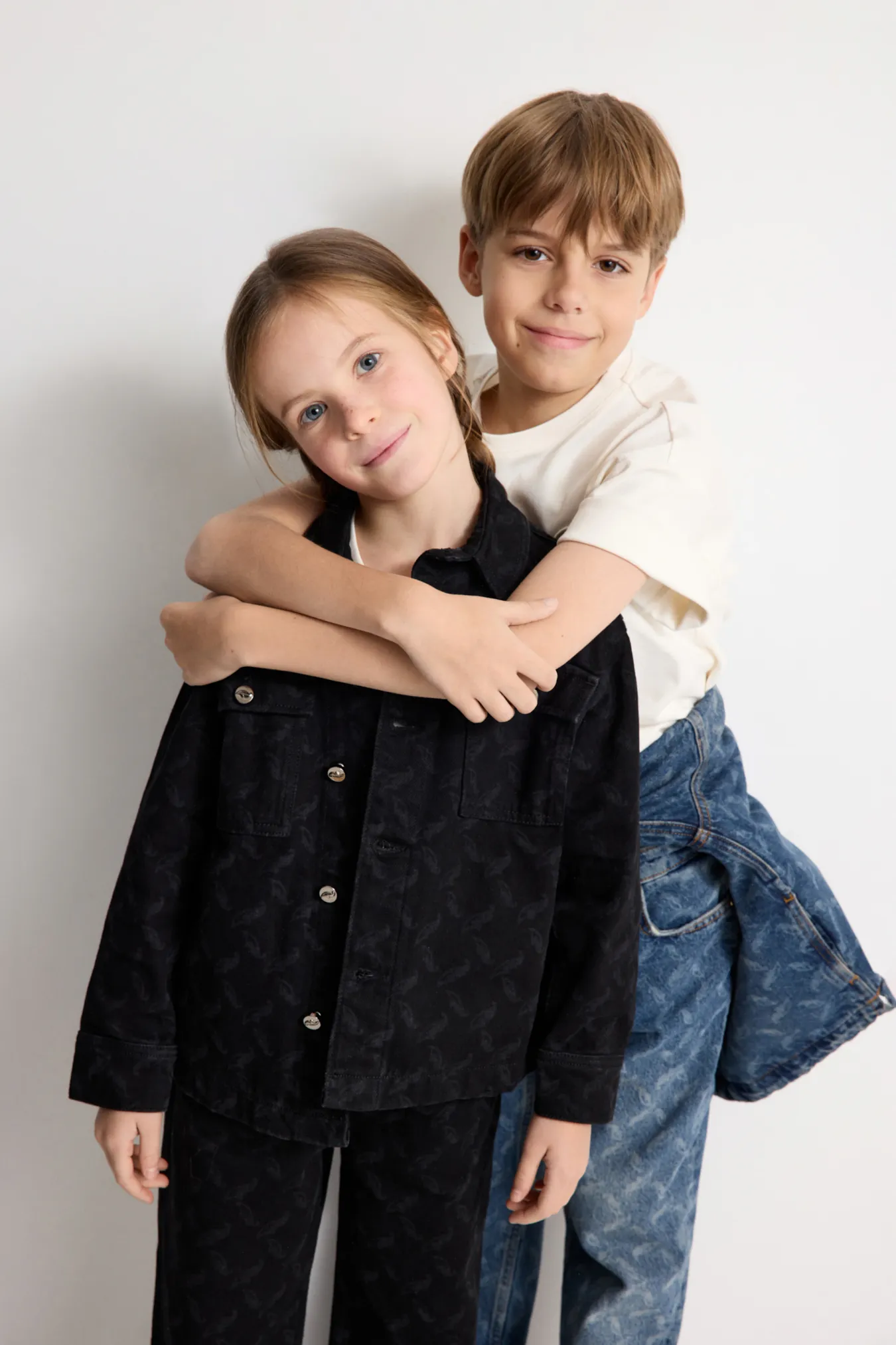 Детская рубашка с паттерном