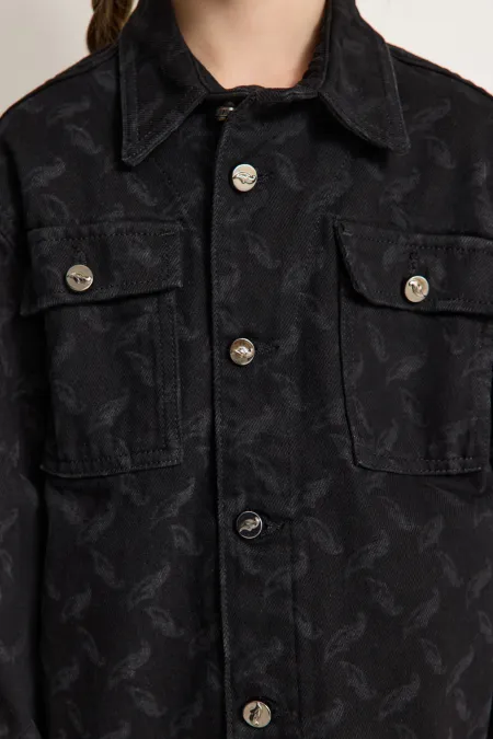 Детская рубашка с паттерном