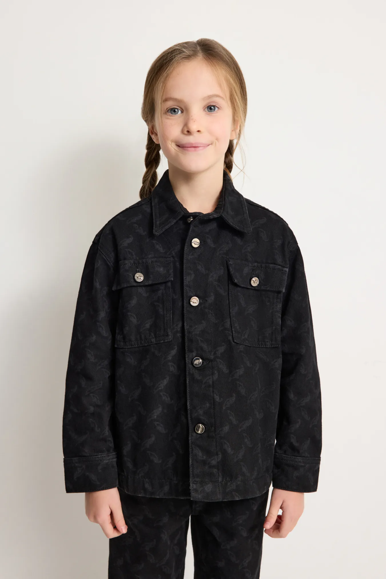 Детская рубашка с паттерном