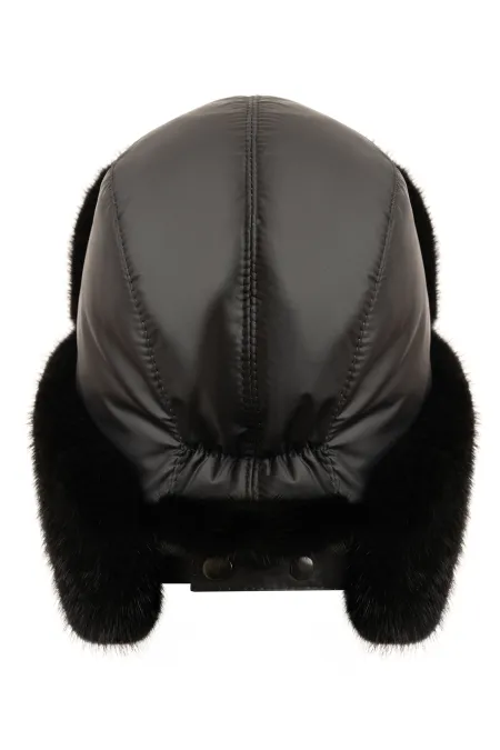 Мужская шапка из меха норки