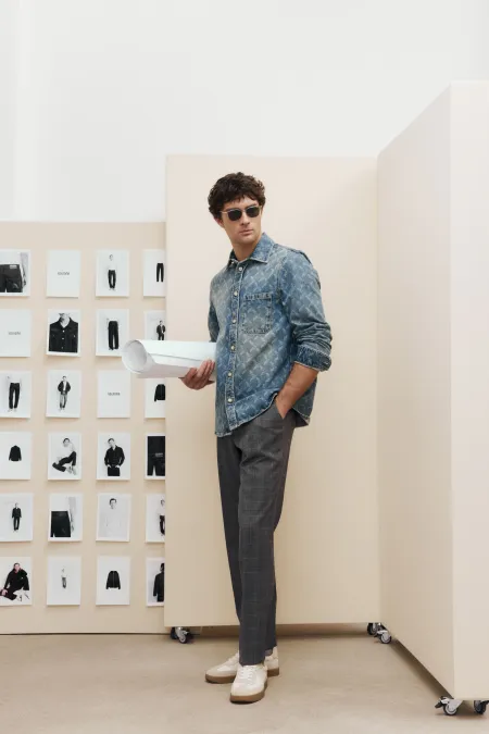 Классические брюки прямого силуэта