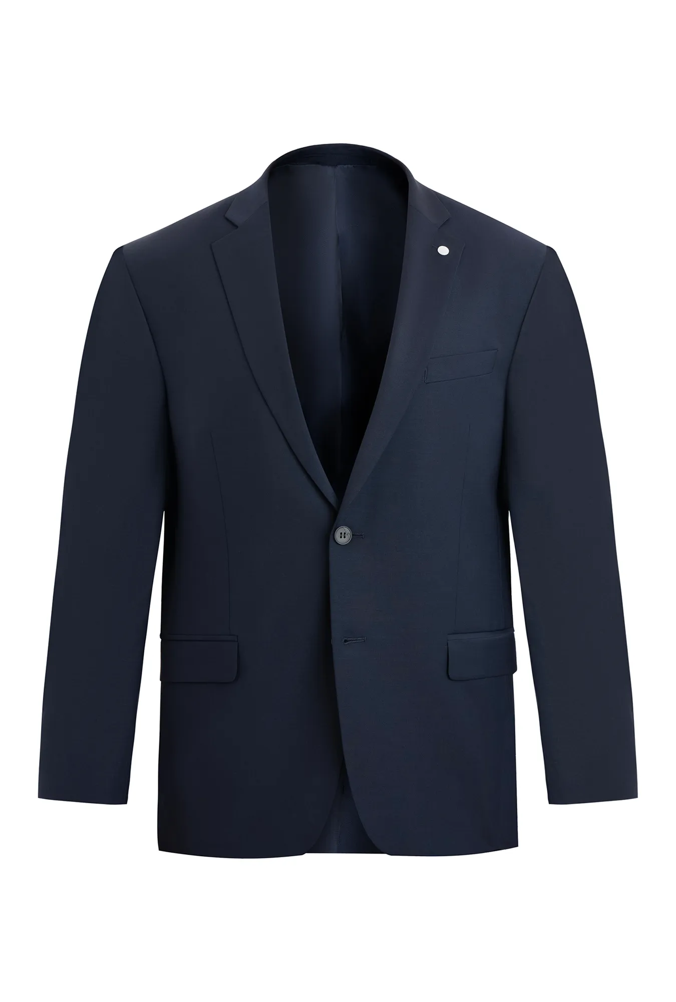 Классический однобортный пиджак прямого силуэта