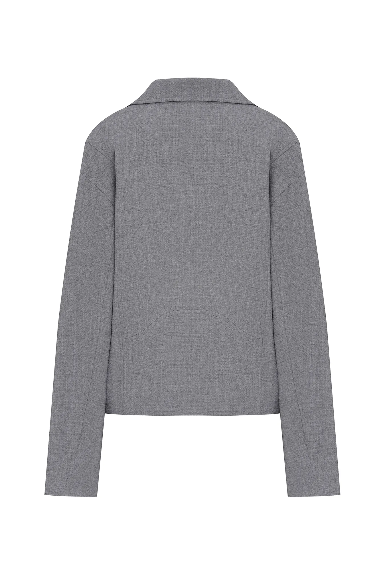 Однобортный жакет с вышивкой