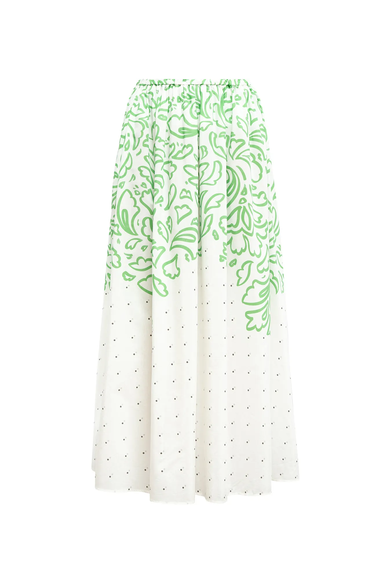 Легкая юбка-миди