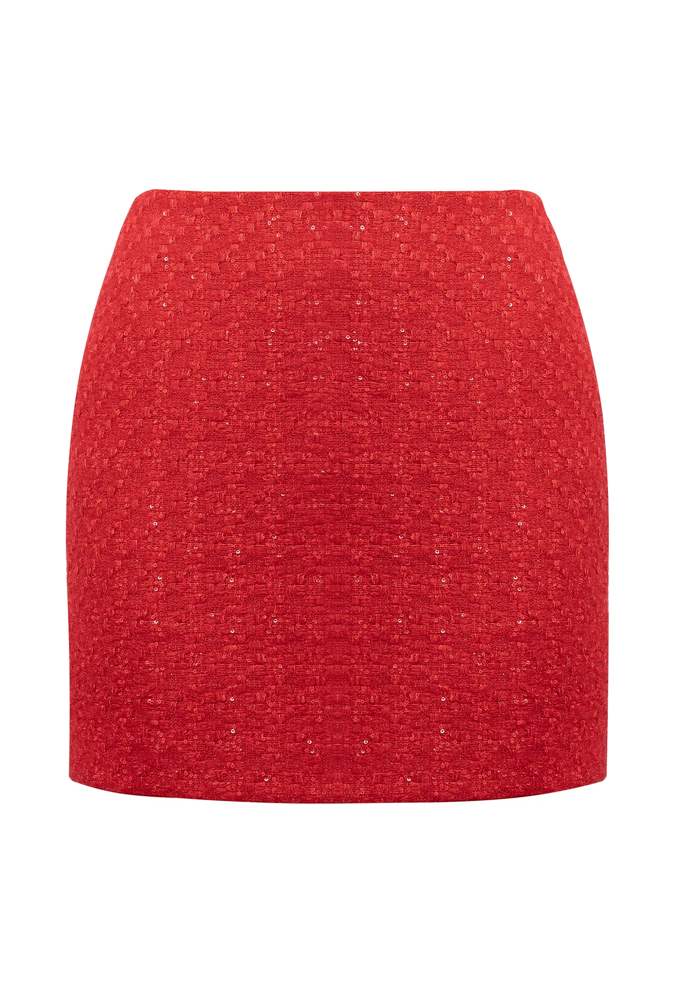 Мини-юбка из твида