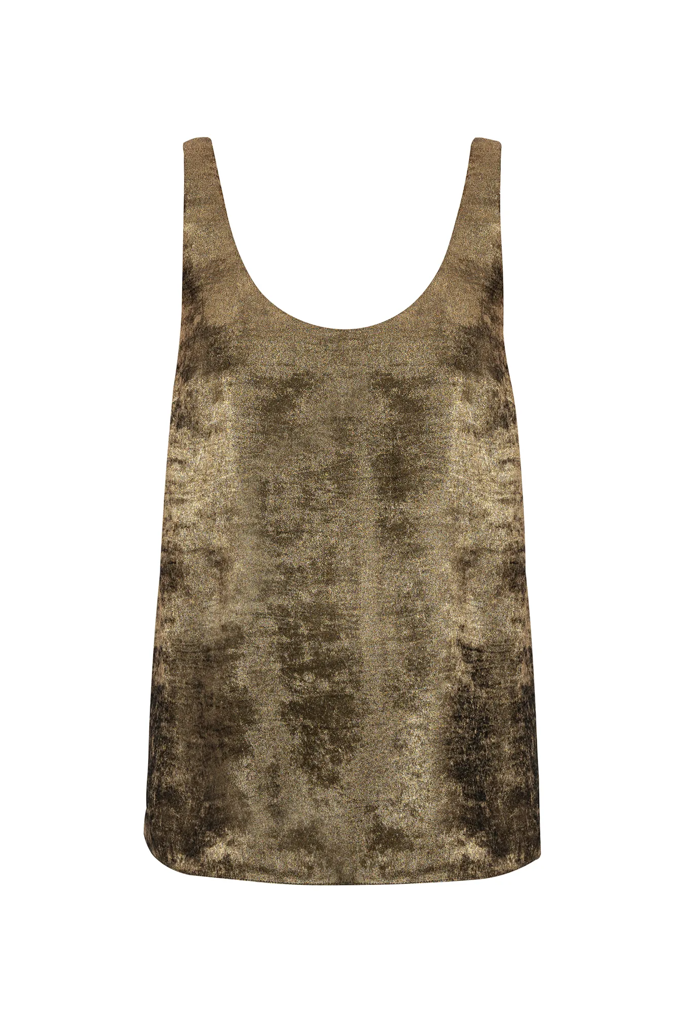 Топ с металлизированным эффектом