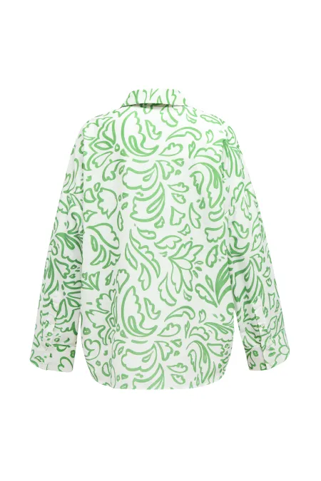 Блуза свободного силуэта