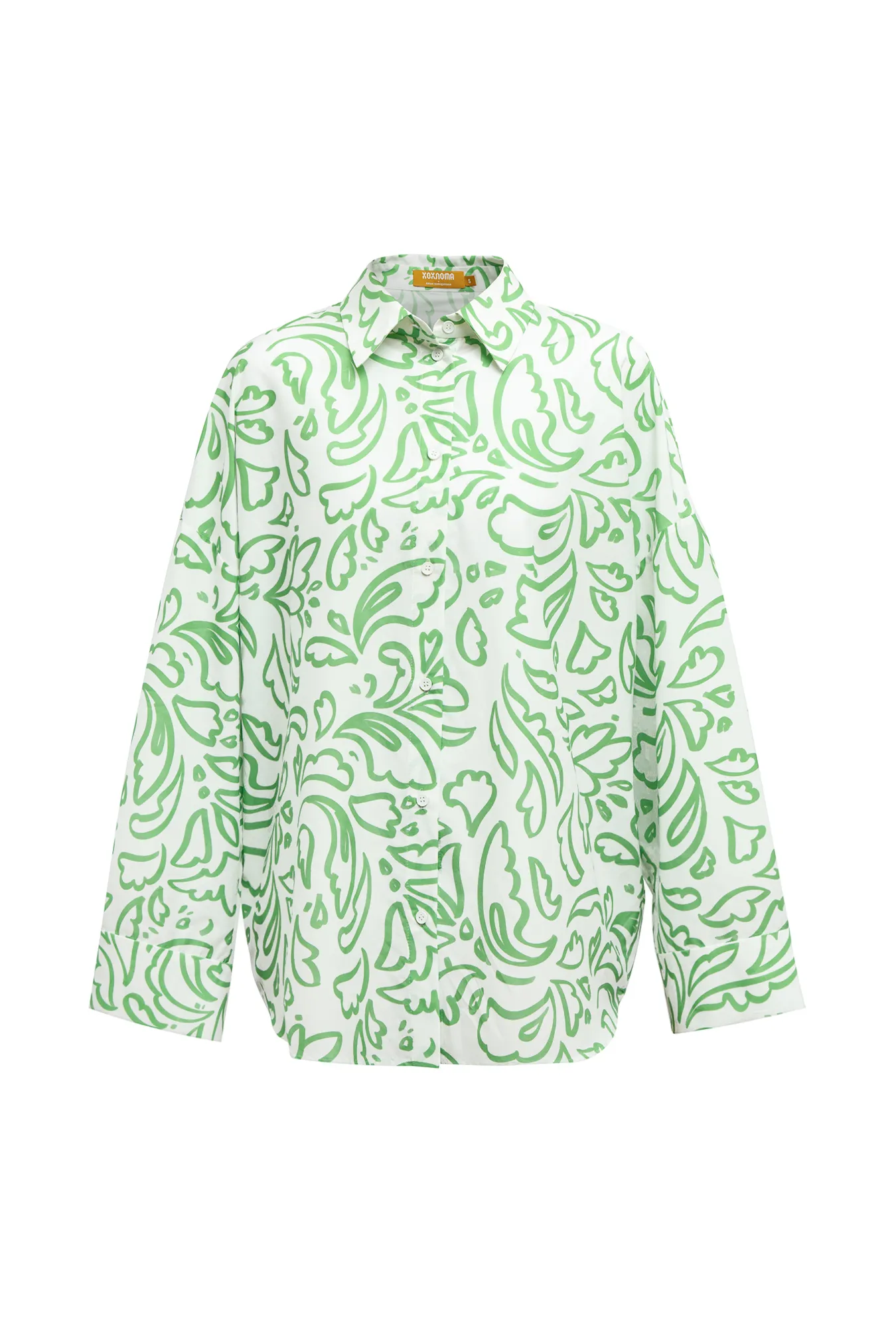 Блуза свободного силуэта