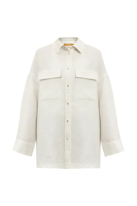 Блуза свободного силуэта