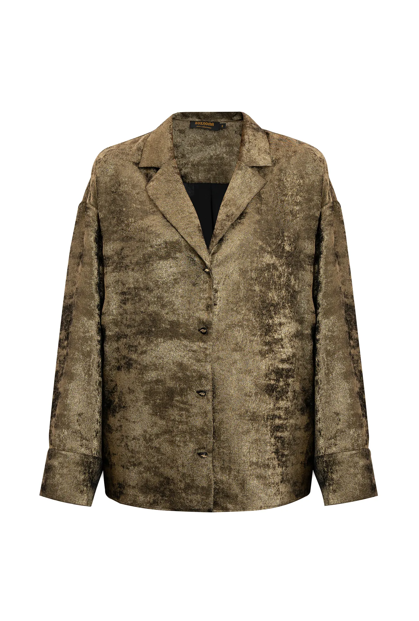 Блуза свободного силуэта