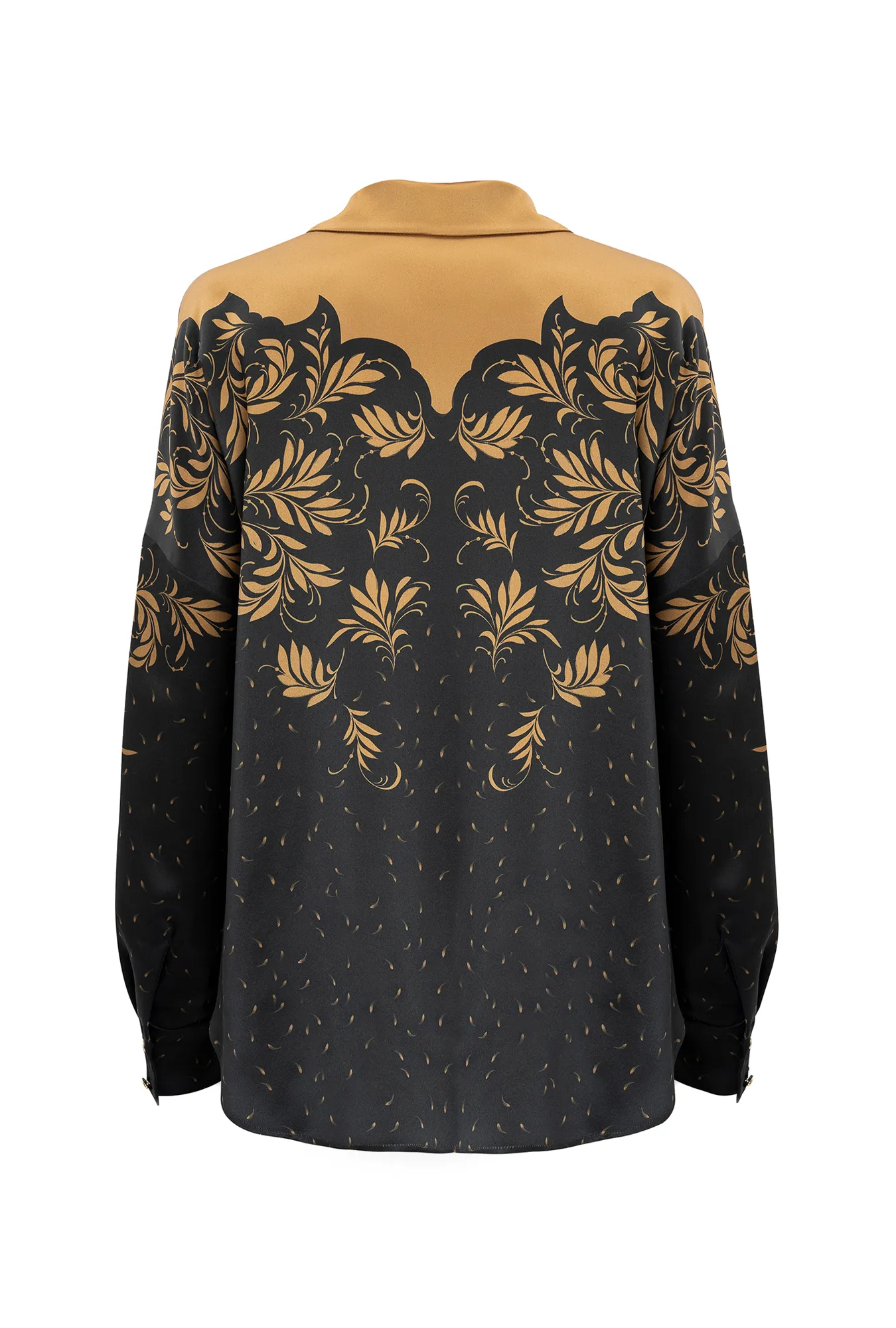 Шелковая блуза свободного силуэта