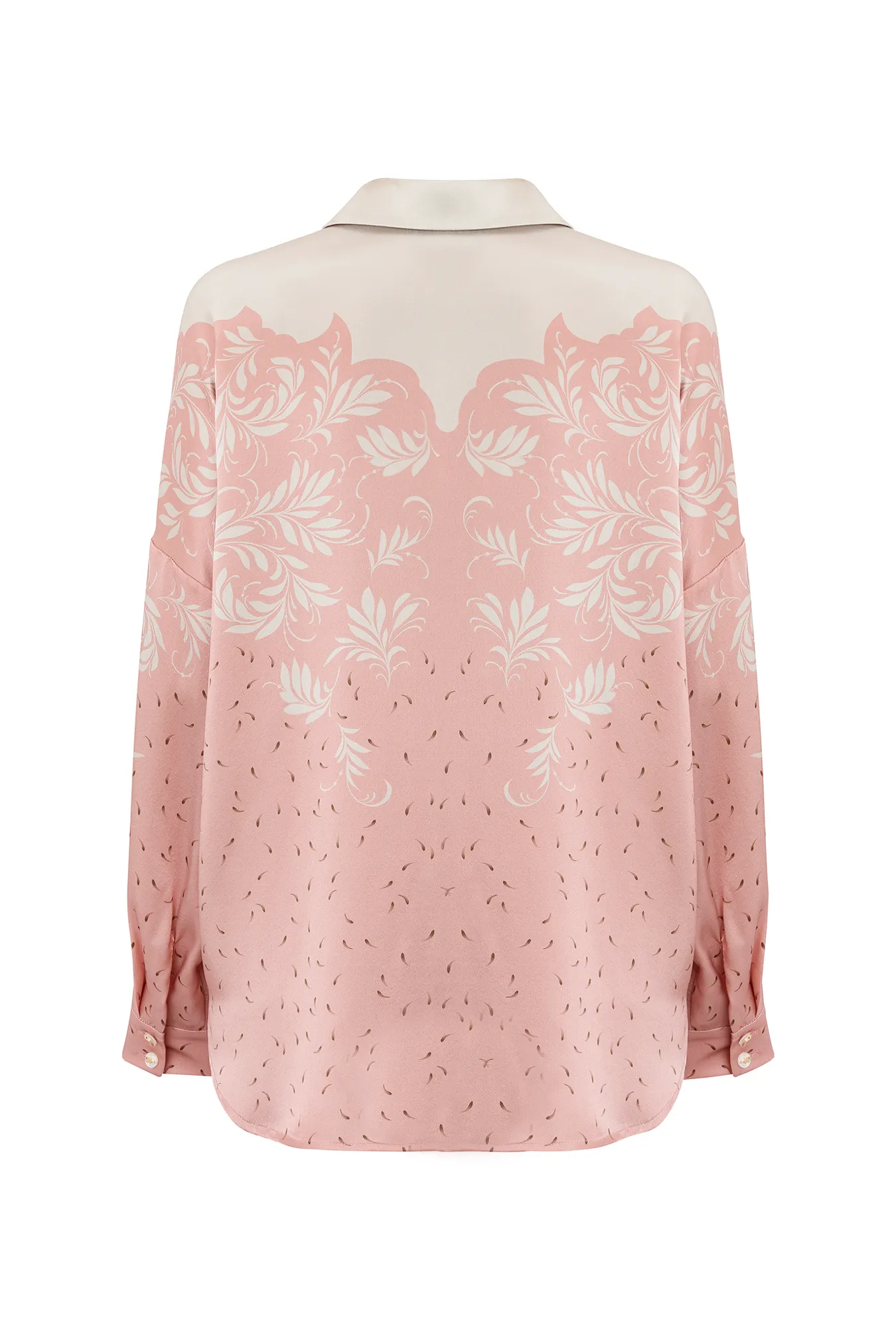 Шелковая блуза свободного силуэта