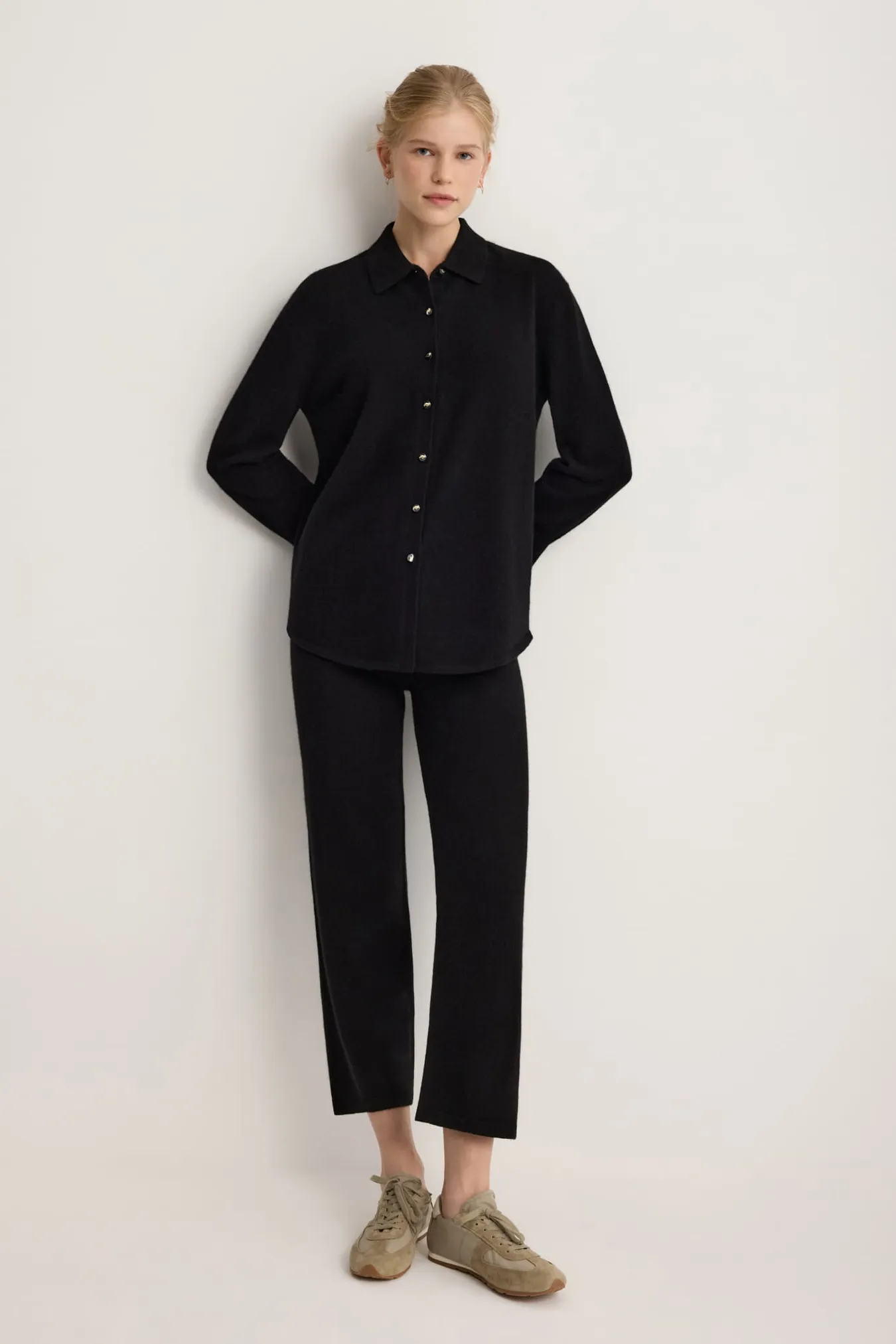 Трикотажные брюки из 100% кашемира