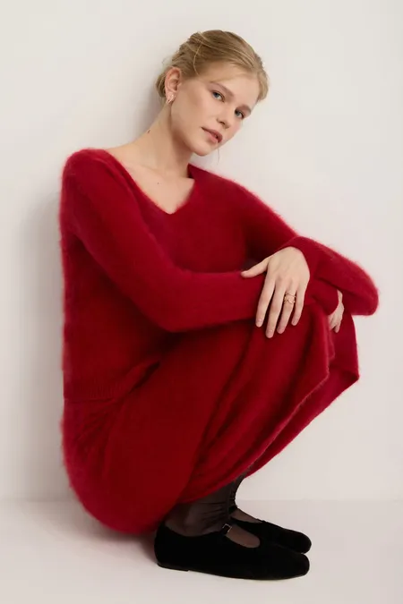 Трикотажная юбка из 100% кашемира