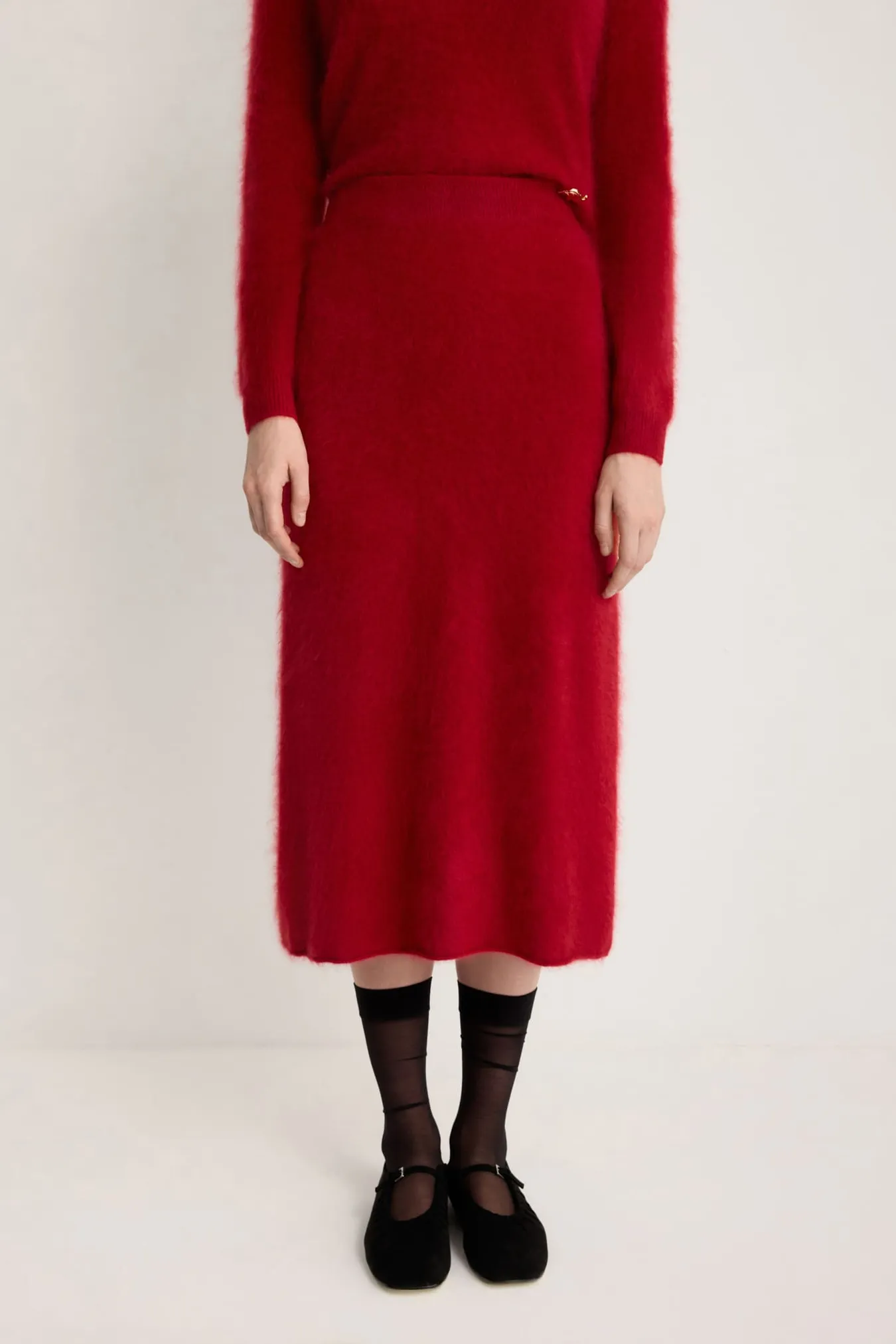 Трикотажная юбка из 100% кашемира