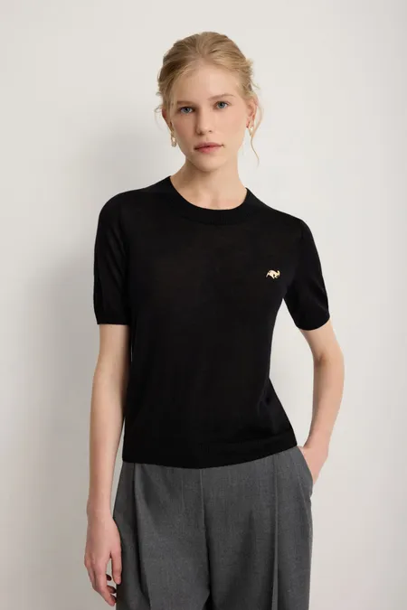 Джемпер с коротким рукавом