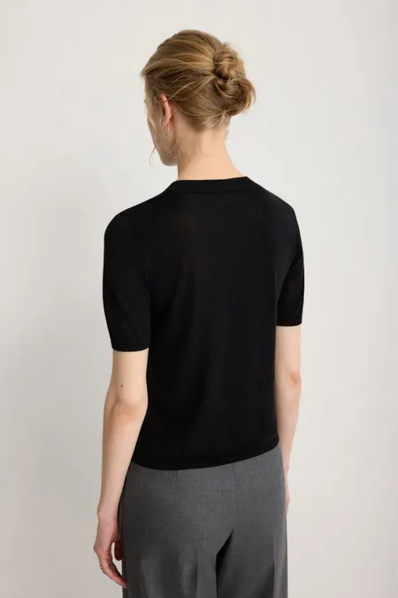 Джемпер с коротким рукавом