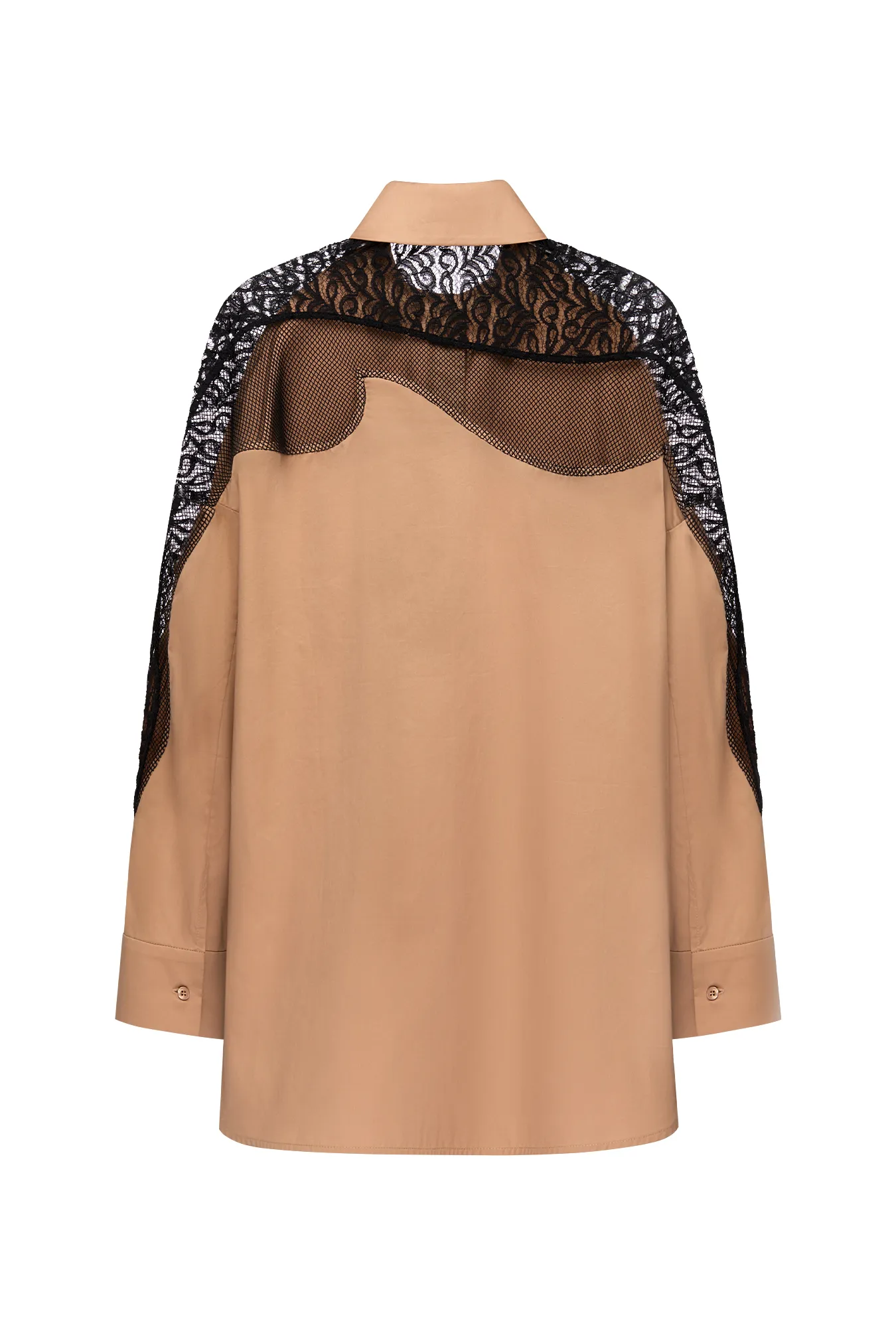 Блуза из 100% хлопка с кружевом