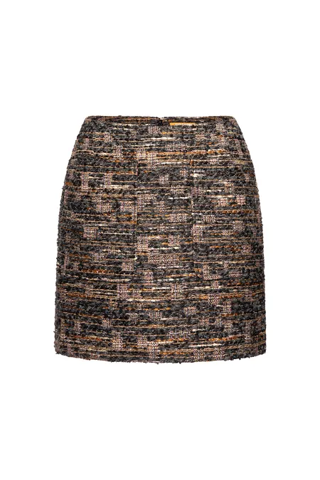 Мини-юбка из смесовой шерсти