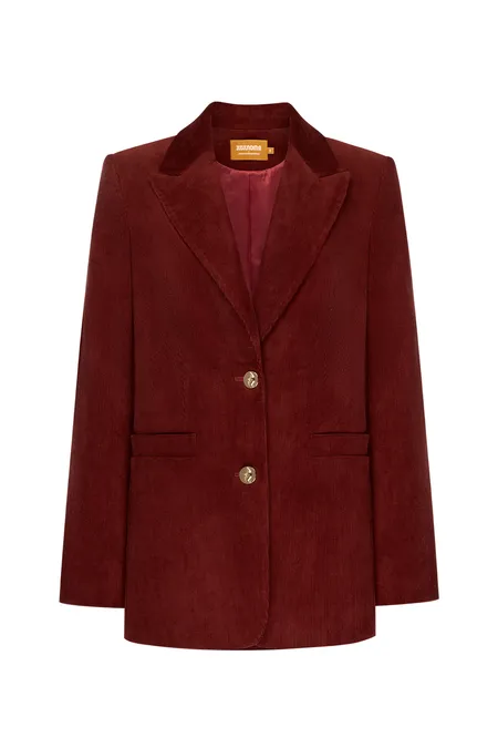 Жакет из хлопкового вельвета
