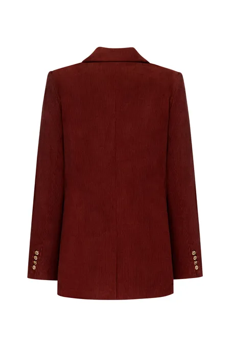 Жакет из хлопкового вельвета
