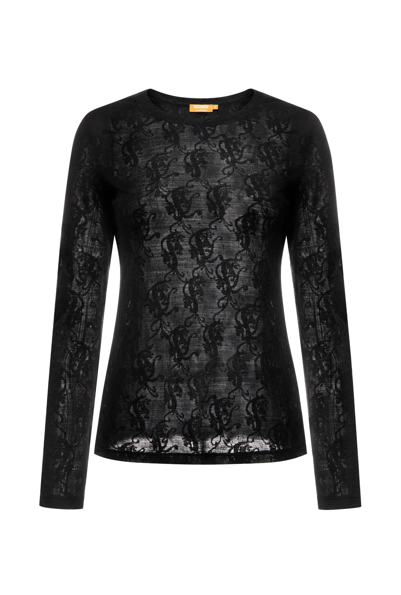 Лонгслив с вышивкой