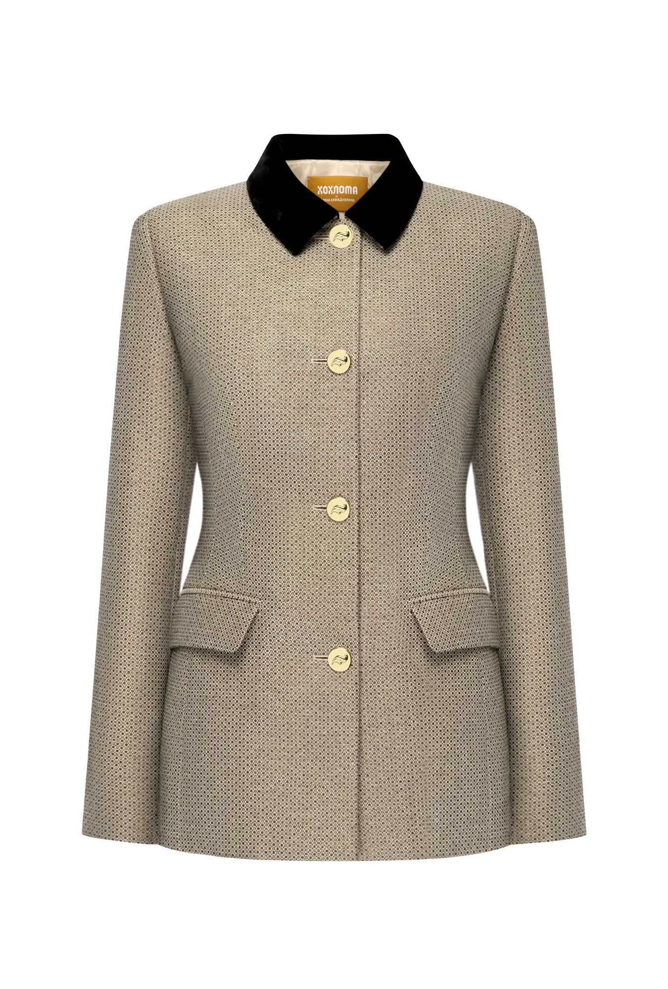 Жакет из смесовой шерсти