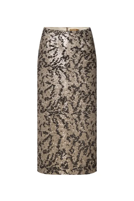 Юбка c пайетками