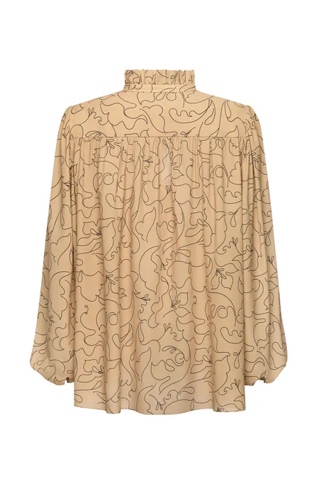 Блуза из 100% шелка