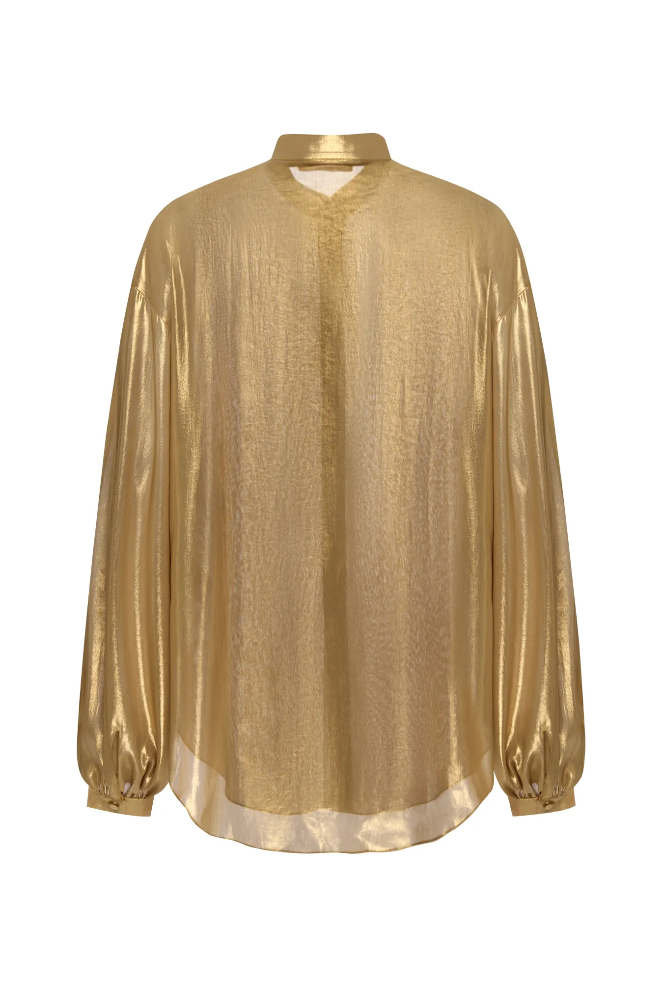 Блуза с металлизированным эффектом
