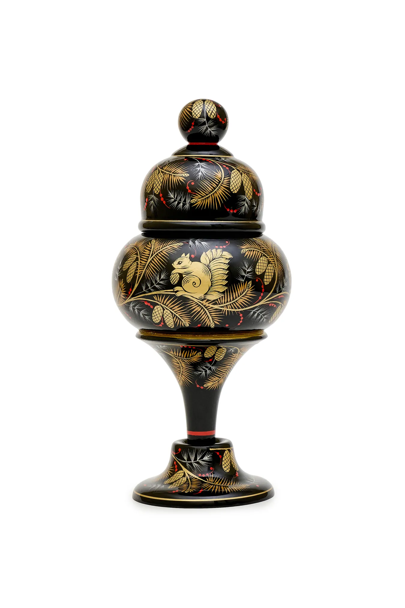 Конфетница на ножкке, коллекция «Белка в лесу»