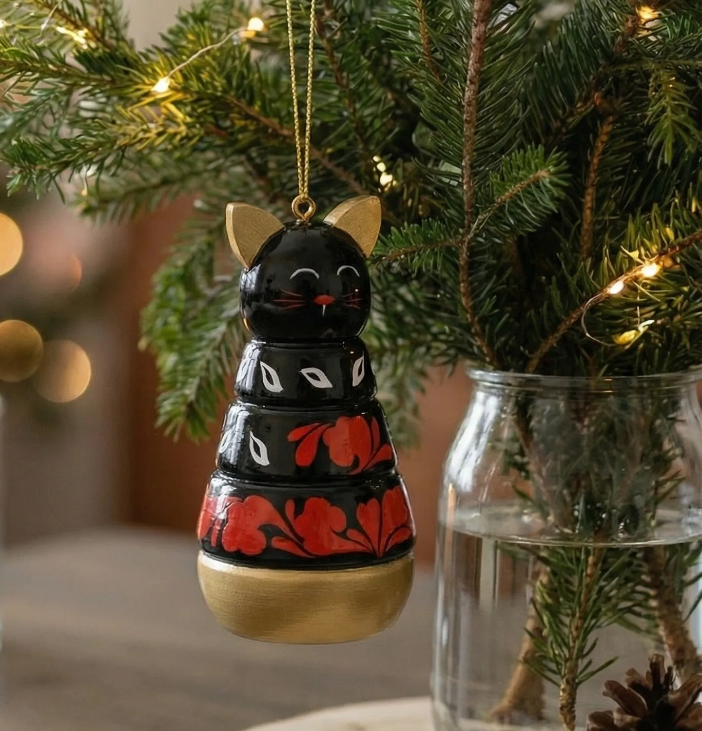 ЕЛОЧНАЯ ИГРУШКА "КОТИК"
