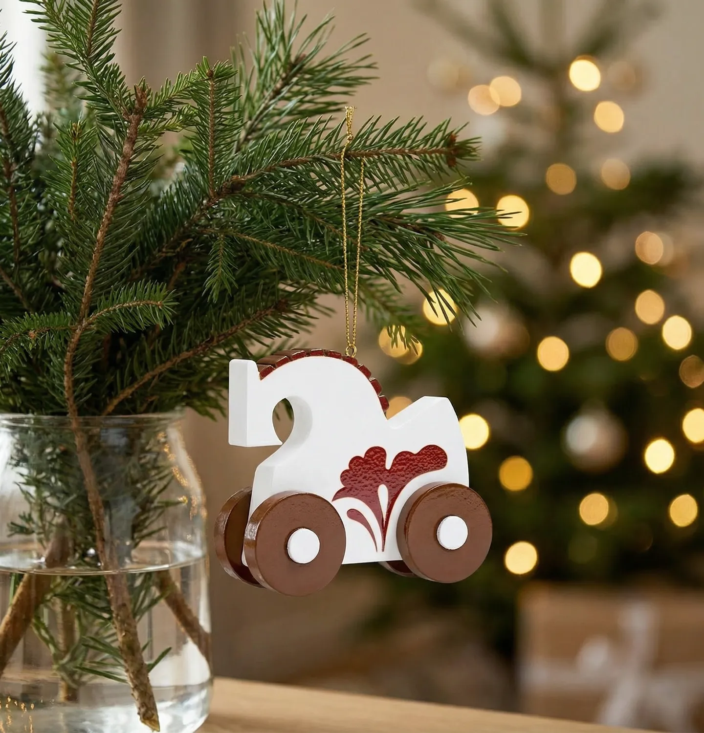 ЕЛОЧНАЯ ИГРУШКА "ЛОШАДКА" 
