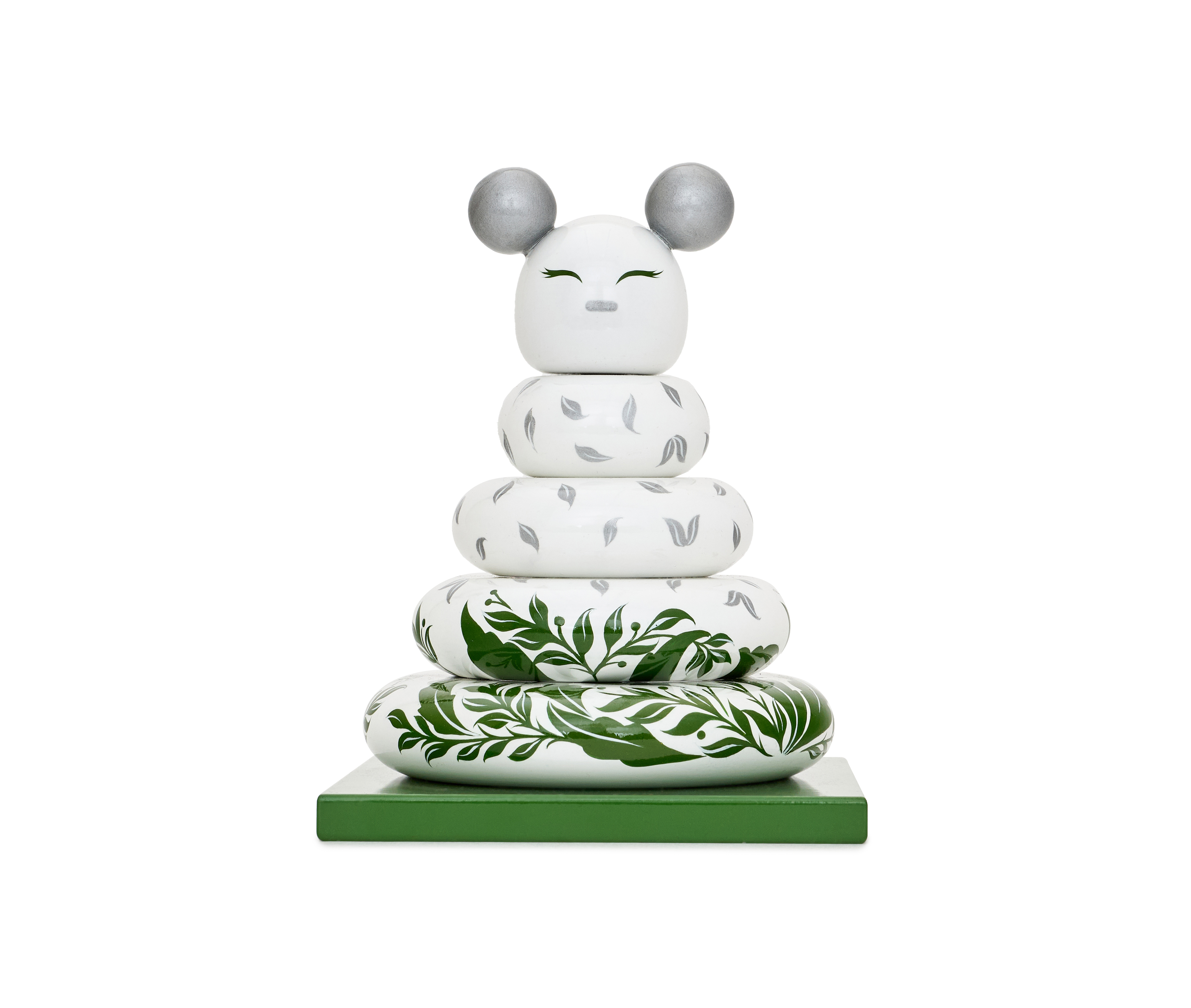 Белый/Зеленый