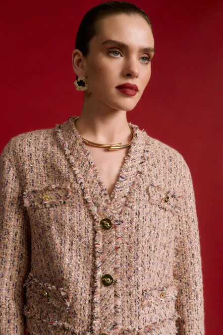 Твидовый жакет